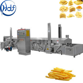 150-2000 KG / SAAT Sürekli Konveyör Patates Kızartması İşleme Hattı Küçük Patates Cipsi Yapma Makinesi