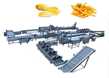 Endüstriyel Otomatik Patates Cipsi Yapma Makinesi Tatlı Patates Cipsi