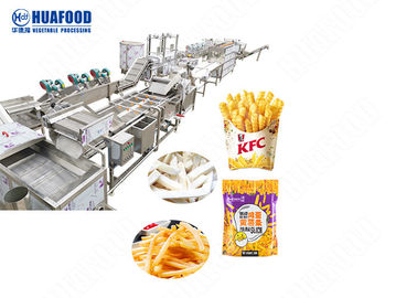 Aperatif Yiyecek Patates Cipsi Üretim Hattı Endüstriyel Patates Cipsi Cips Üretim Makinesi