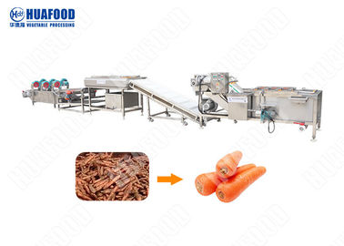 Taze Mısır Endüstriyel Sebze Yıkama Makinesi 500-2000 kg Kapasiteli Havuç İşleme Makineleri
