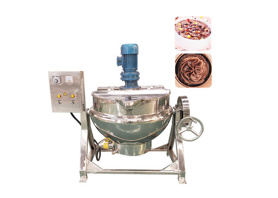 Sıvı Çorba Şekeri Yapmak İçin Yüksek Kaliteli Mikser 500 Litre Buharlı Ceketli Pişirme Ceketli Su Isıtıcısı Makinesi
