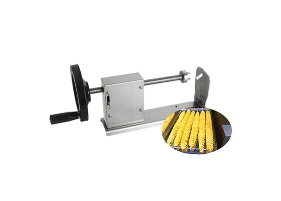 SUS 304 Paslanmaz Çelik Çok İşlevli Sebze Kesme Makinesi Spiral Patates Kesici