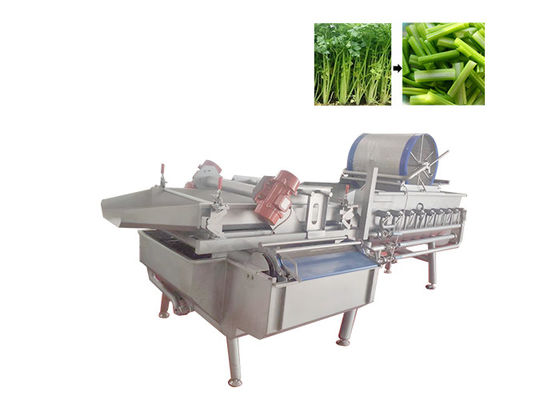 Yeşil Yapraklı Sebze Yıkama Makinesi Marul Lahana Salatası Ticari Sebze Yıkama Makinesi