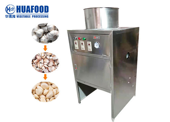 Sarımsak Soyma Makinesi 30kg / h Otomatik Gıda İşleme Makineleri Sarımsak Soyma Aleti